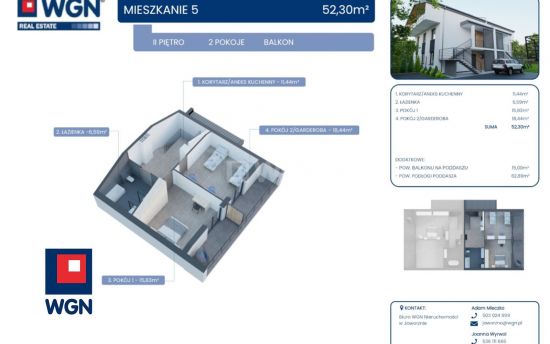 Mieszkanie na sprzedaż Jaworzno - Dwupak inwestycyjny